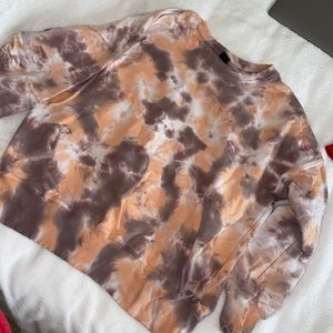 small tie dyed hoodie